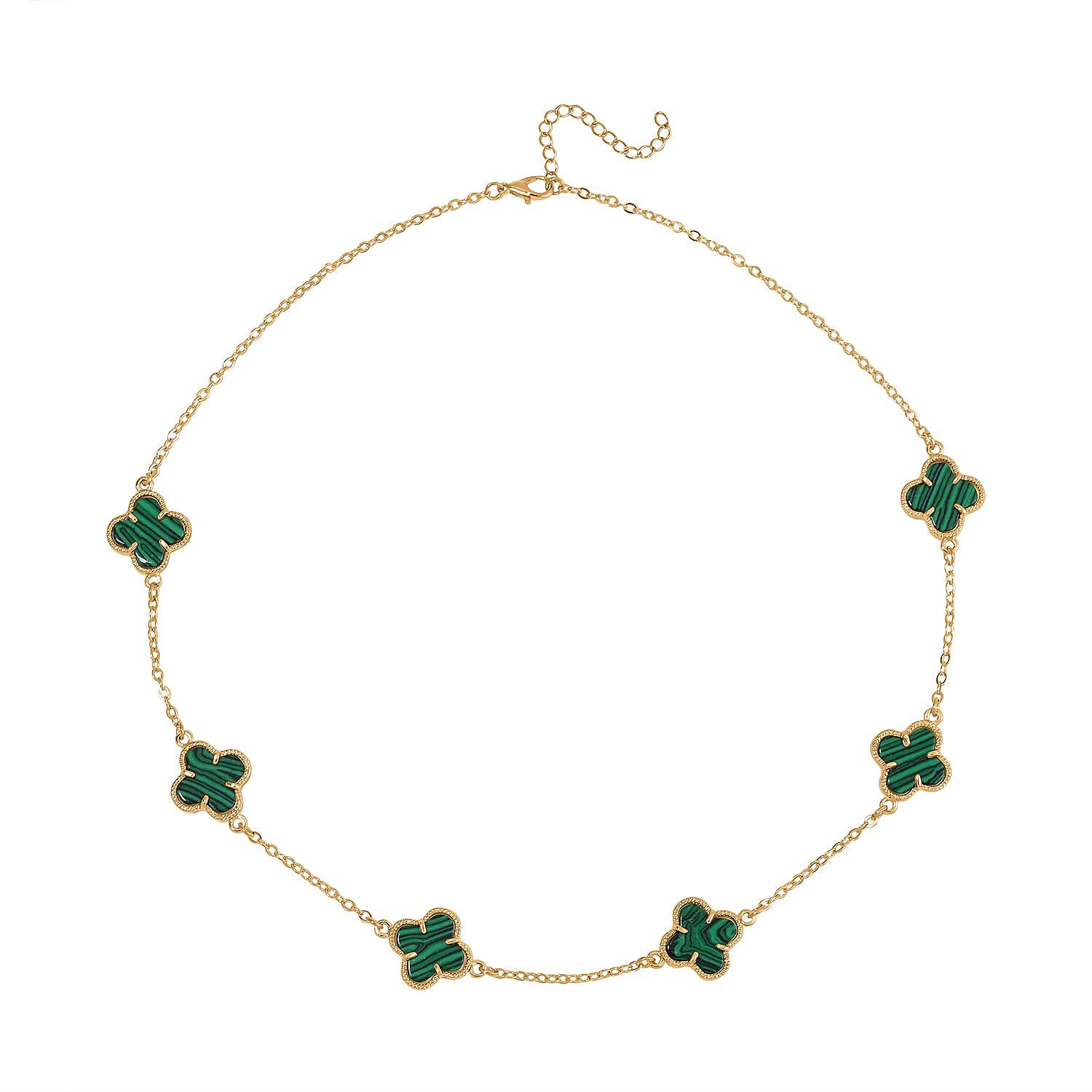 Designer Inspired Closeout- Created Malachite Necklace ( Size 20) with Extender 7876022 2