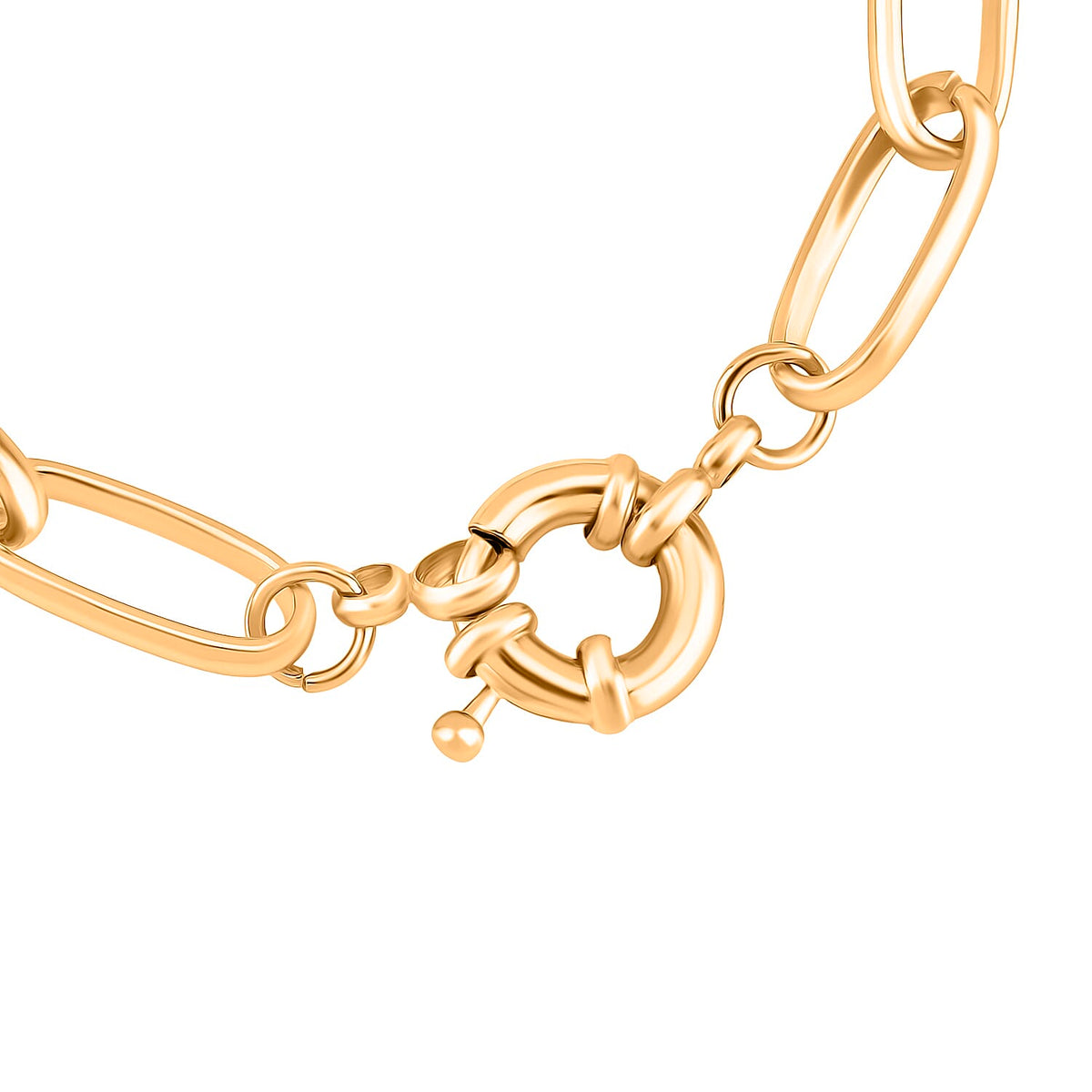 Created White Cats Eye Heart Charm Bracelet (Size 7.5) with Senorita Clasp 7991806 5