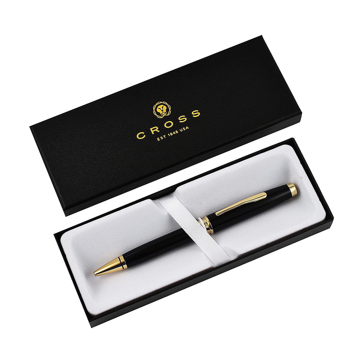 Cross Coventry Ballpoint Pen Black Lacquer with Gold Tone 7602542 4