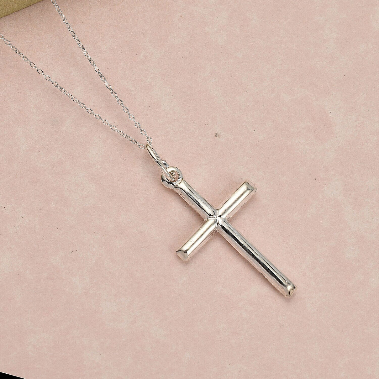 Cross Pendant with Chain (Size 18) in Sterling Silver 4321615 2