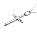 Cross Pendant with Chain (Size - 18) in Sterling Silver