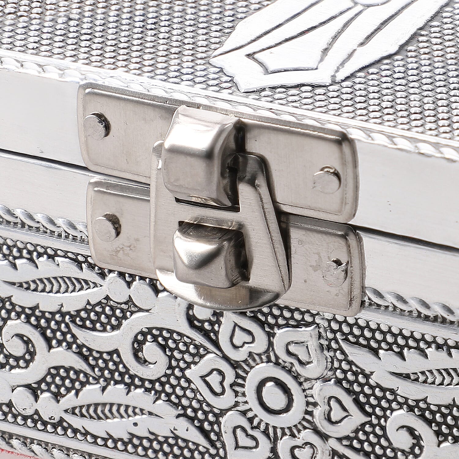 Set of 3 - Handcrafted Cross Embossed Vintage Storage Box 7699850 7