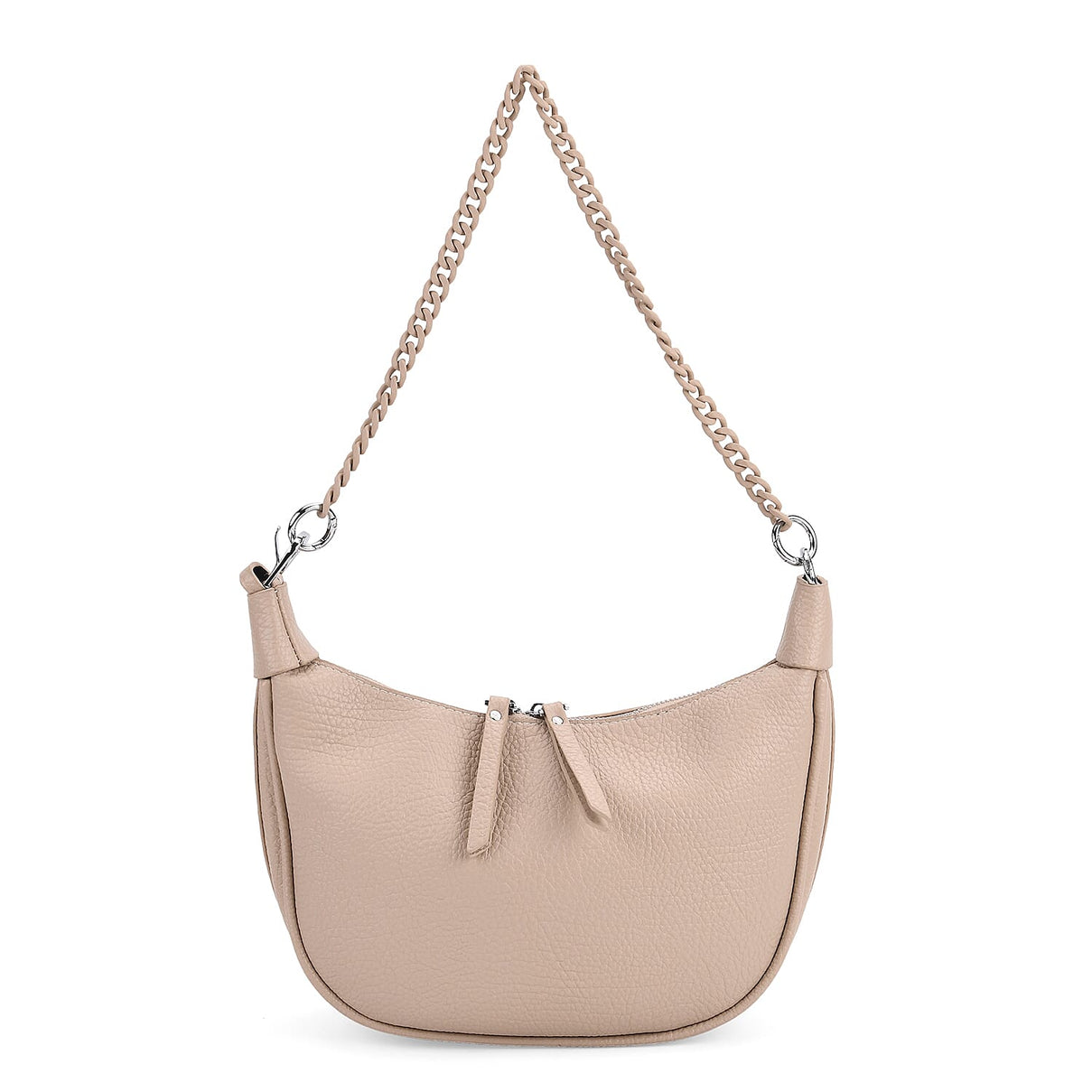 Casual Crescent Shoulder Bag - Khaki V32489693 5