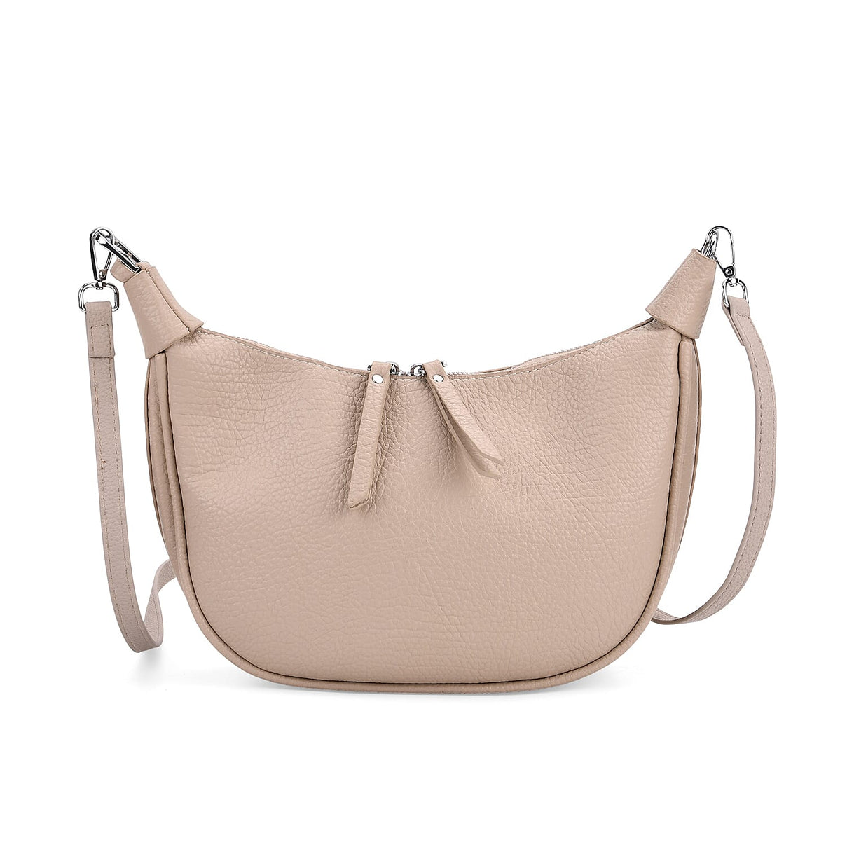 Casual Crescent Shoulder Bag - Khaki V32489693 6