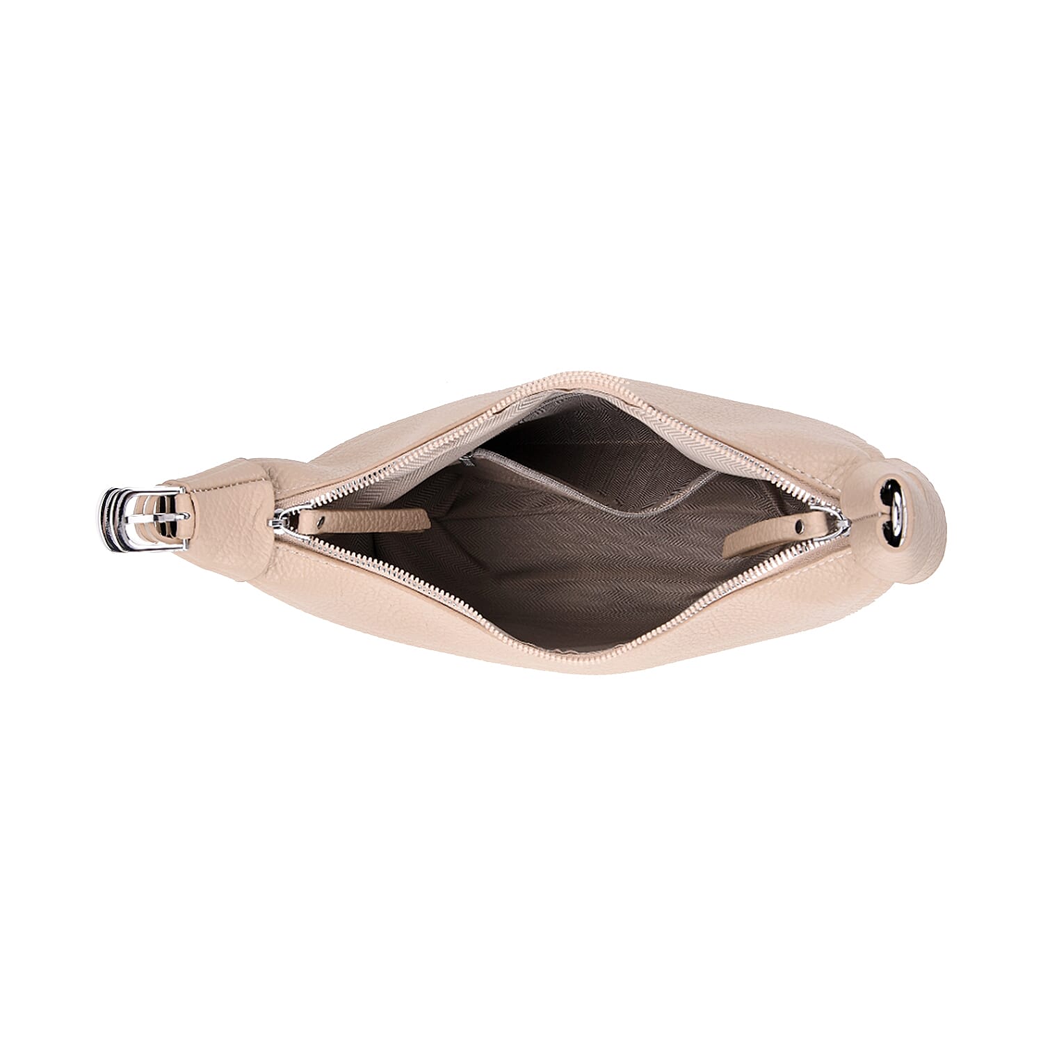 Casual Crescent Shoulder Bag - Khaki V32489693 7