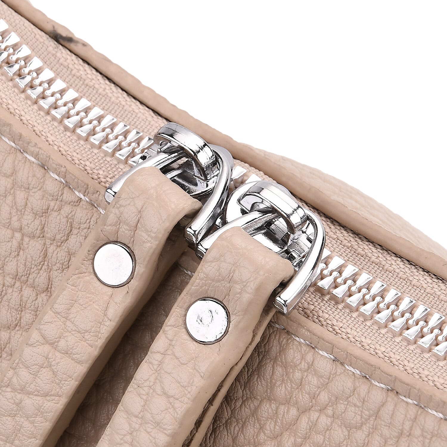 Casual Crescent Shoulder Bag - Khaki V32489693 8