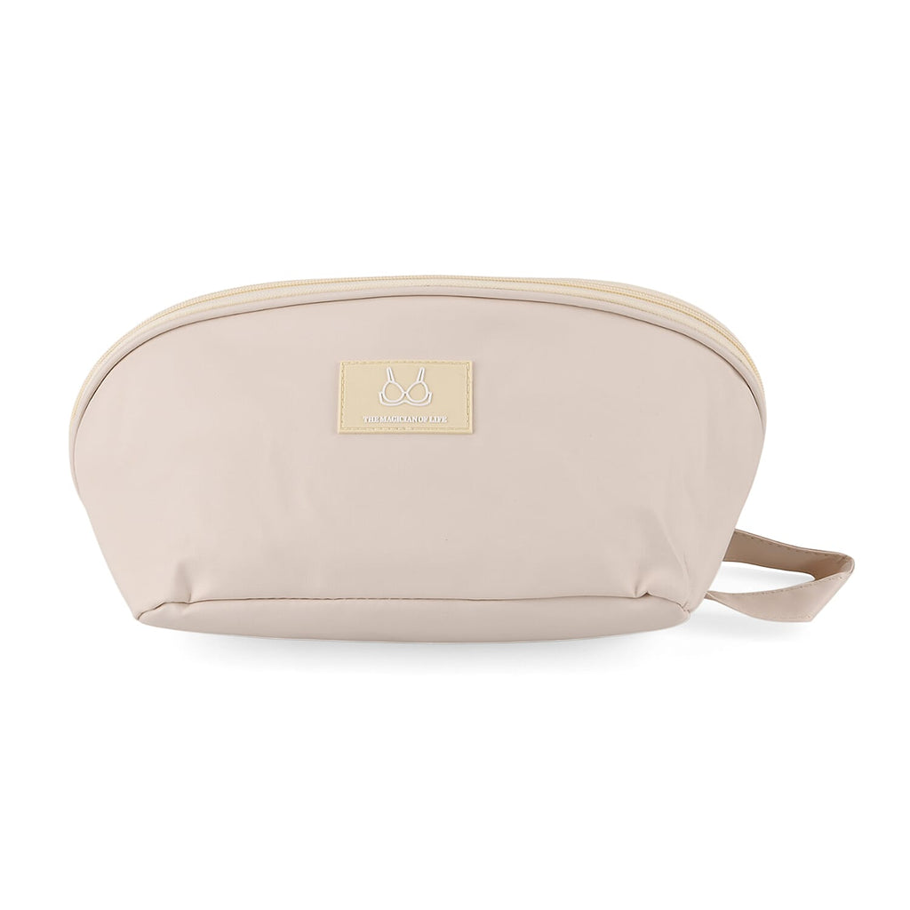 Lingerie Organiser & Vanity Storage Bag - Beige