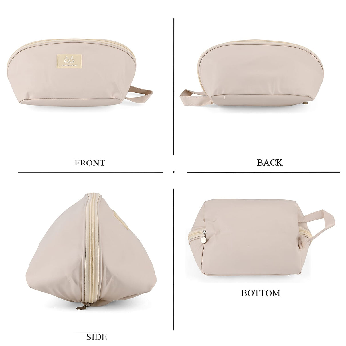 Lingerie Organiser &amp; Vanity Storage Bag - Beige 8431234 3