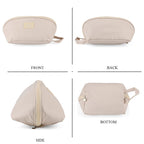 Lingerie Organiser & Vanity Storage Bag - Beige