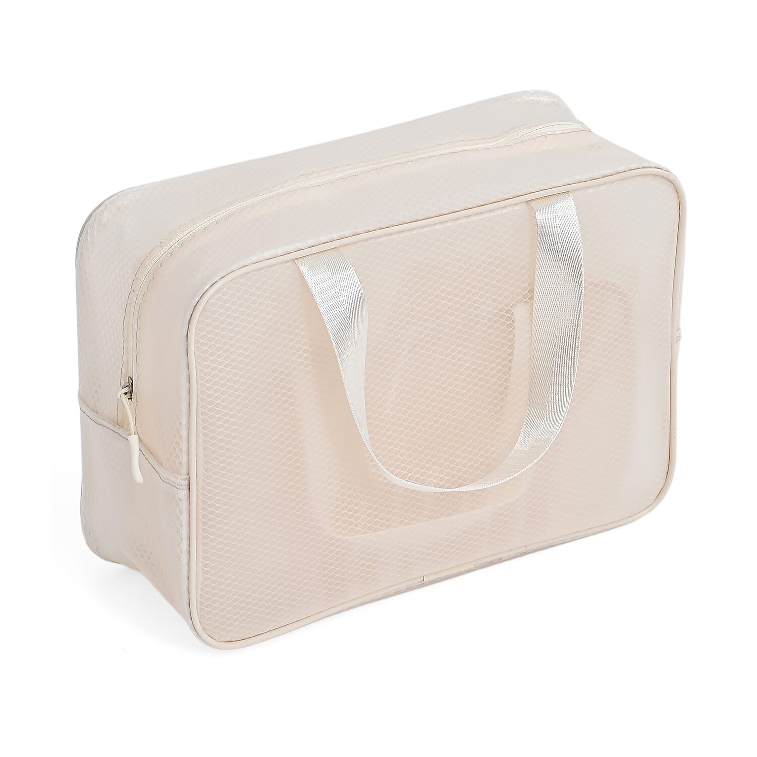 Set of 3 Cosmetic Storage Bags - Beige 8431242 4