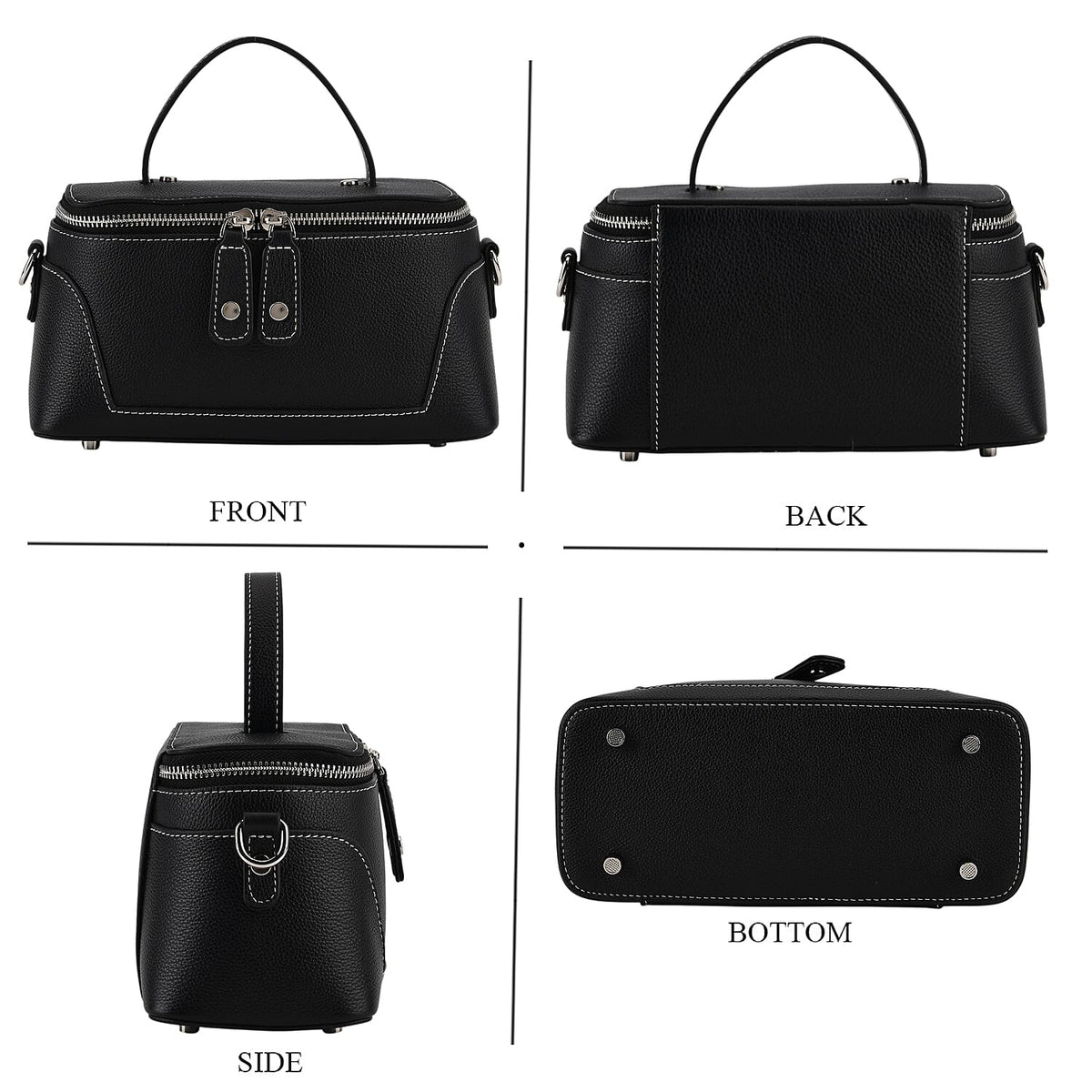 Milan Closeout- Full Grain 100% Genuine Leather Handbag 8377462 5