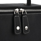Milan Closeout- Full Grain 100% Genuine Leather Handbag -Black
