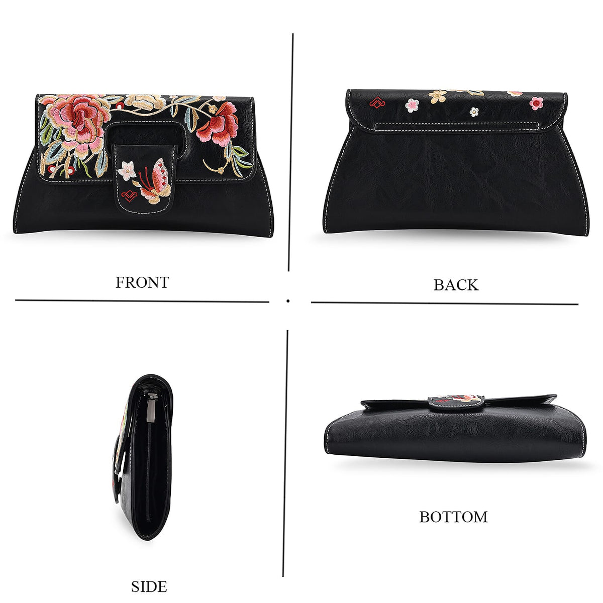 Floral Embroidered Crossbody Bag 8420296 5
