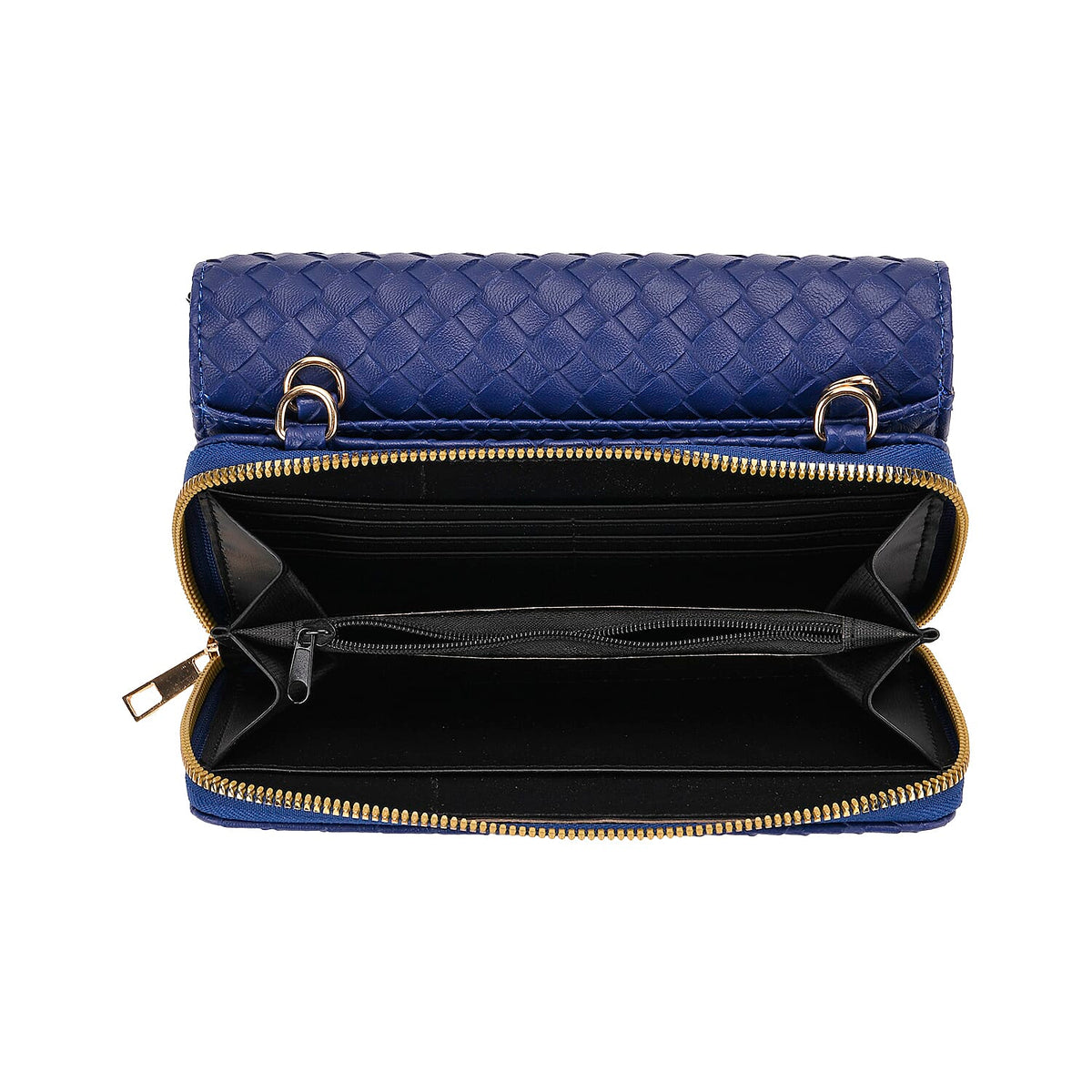Stylish Crossbody Messenger Bag with Adjustable Strap &amp; Card Slots - Blue V32605981 7
