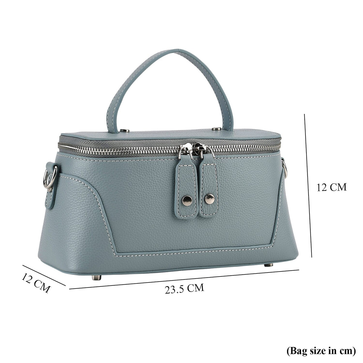 Milan Closeout- Full Grain 100% Genuine Leather Handbag V32530419 9