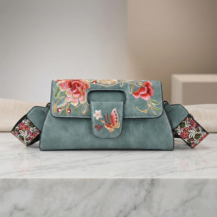 Floral Embroidered Crossbody Bag 8420425 2