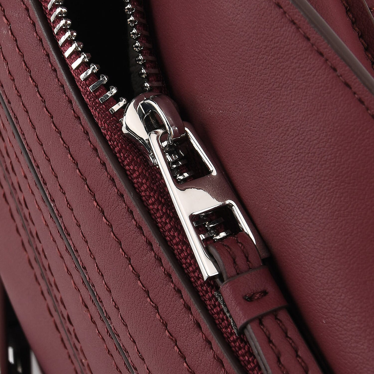 Designer Inspired - Genuine Leather Geometric Panel Handbag with 2 Detachable Straps V32625692 7