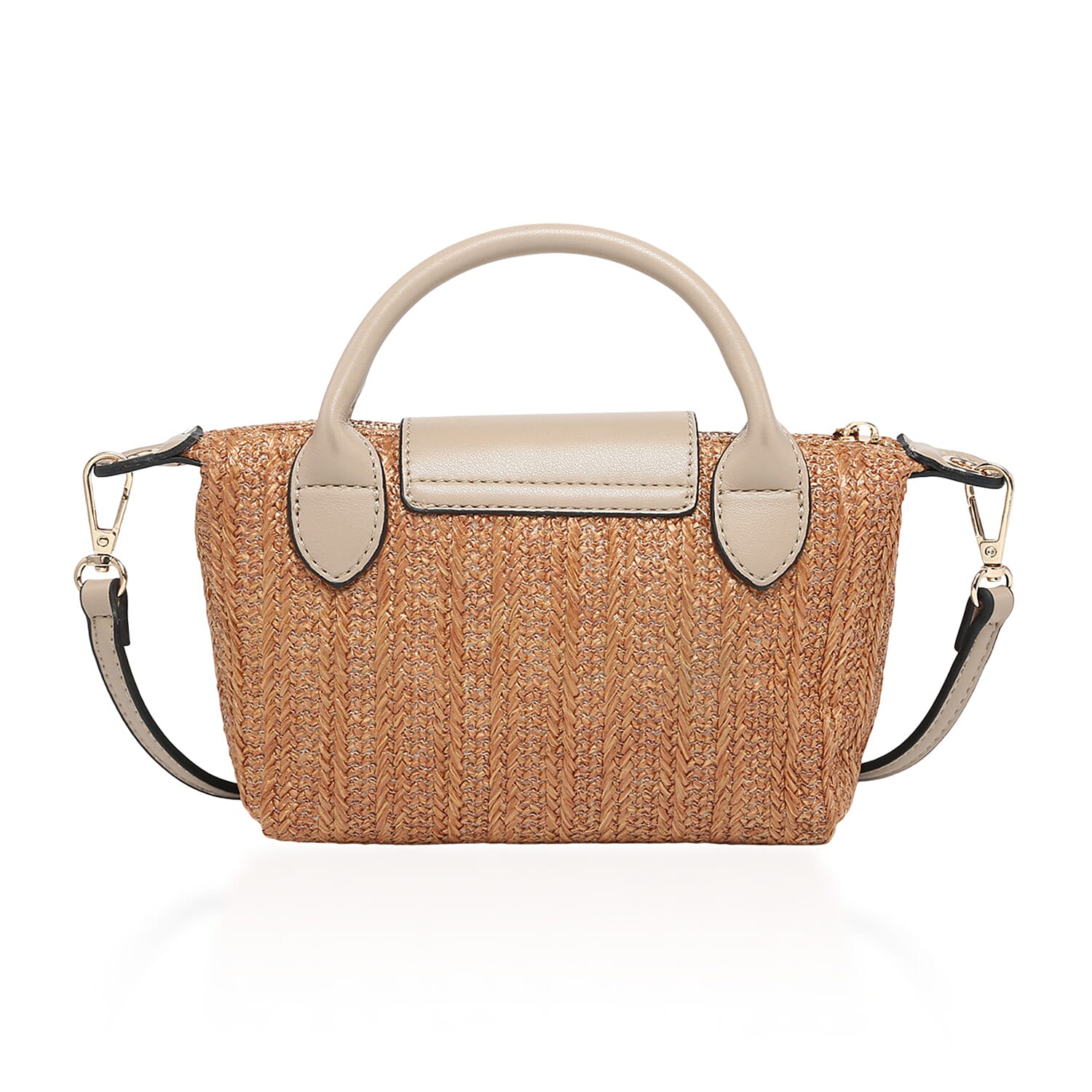 Crossbody Bag with Beige Accents - Camel 8122415 2