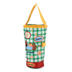 Cute Cartoon Print Insulated Tumbler Travel Mug Bag with Handle & Straw Hole - Multi Colour