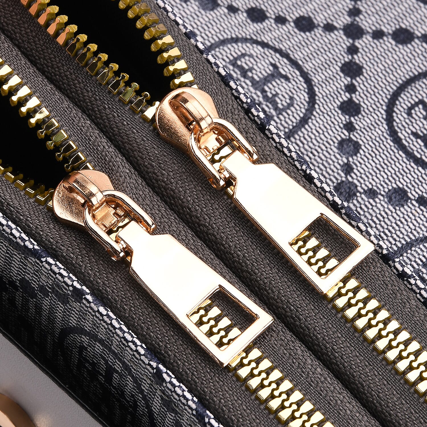 Monogram Pattern Crossbody Bag - Grey 8046688 6