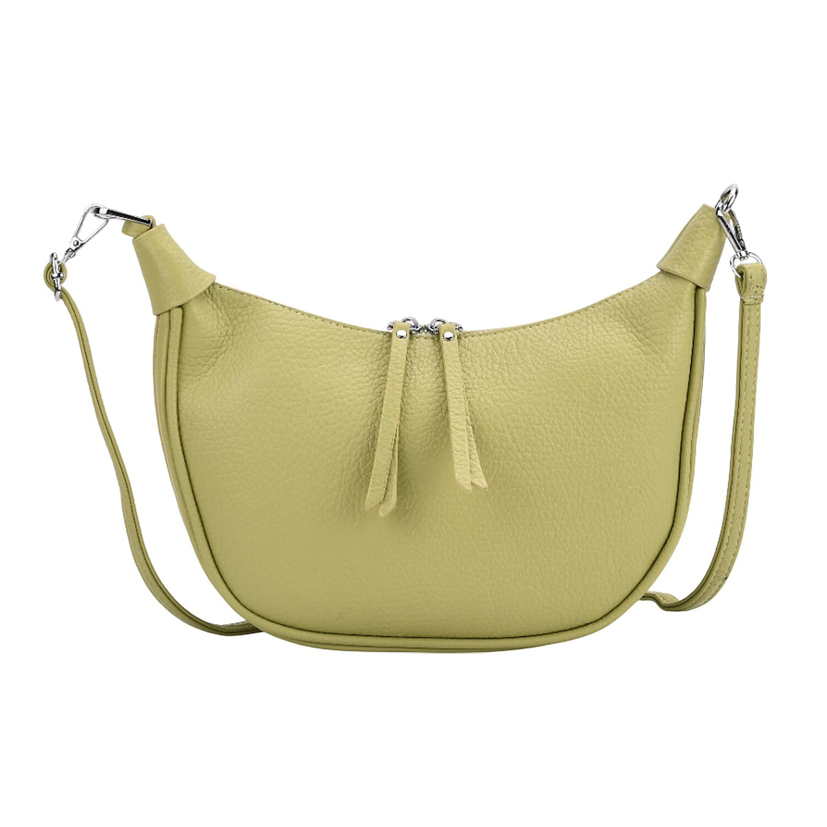 Casual Crescent Shoulder Bag - Green V32513843 6