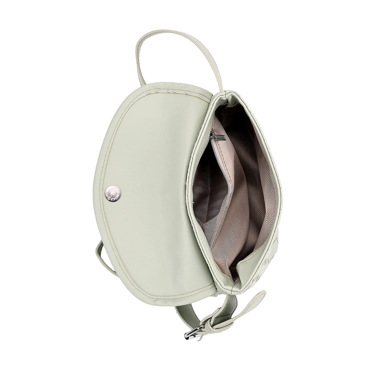 Textured Crossbody Handbag with Adjustable Strap V32579369 5