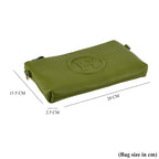 THE LUXURY TO OWN - Designer Inspired 100% Premium Genuine Leather Embossed Crossbody Bag - Green