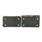 Designer-Inspired RFID-Protected Flower Print Shoulder Bag with a Magnetic Detachable Wallet - Chain Strap included  - Cornish Floral