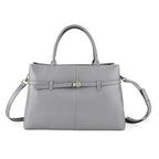 Designer Inspired- 100% Genuine Leather Tote  Bag - Cornflower