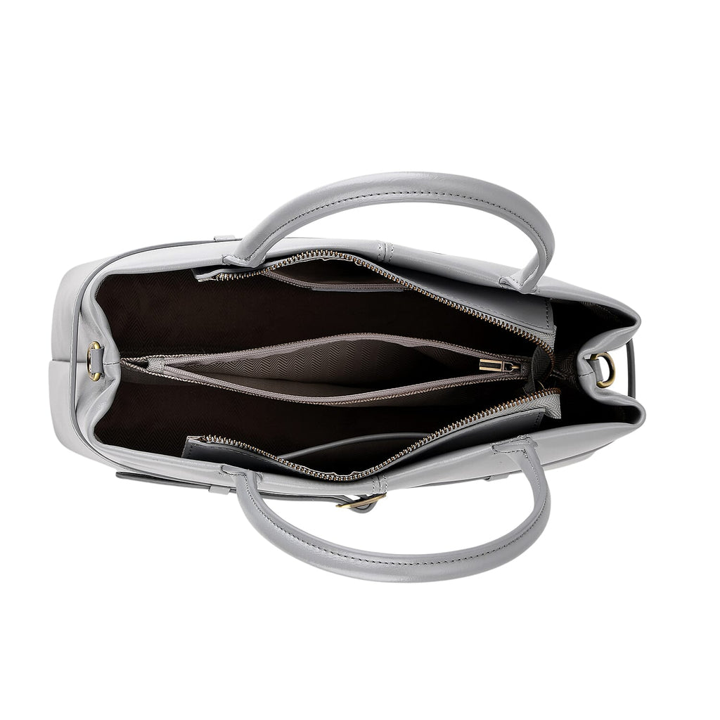 Designer Inspired- 100% Genuine Leather Tote  Bag - Cornflower