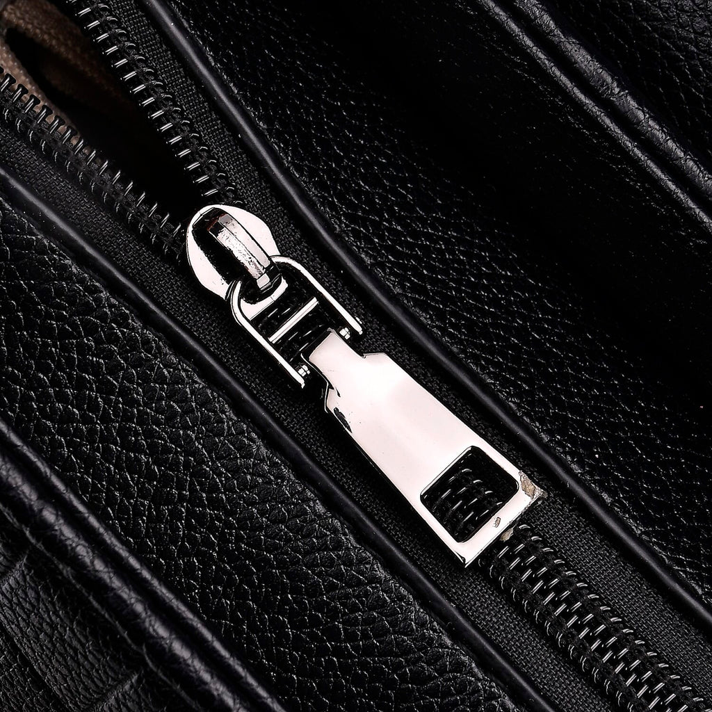 Elegant Croc Pattern Crossbody Bag with Braided Top Handle - Gun