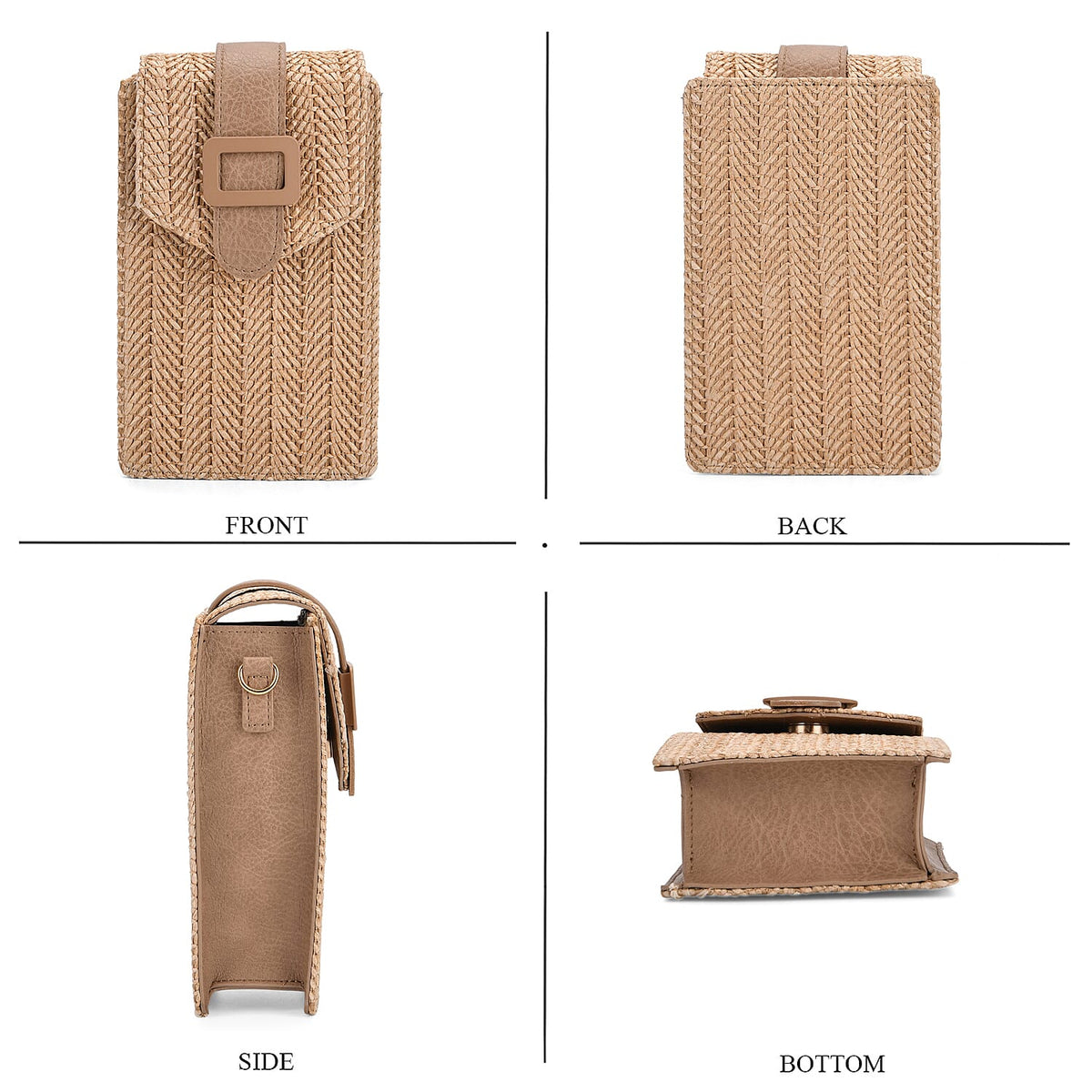 Crossbody Bag (Size - One Size) - Khaki &amp; Khaki V32638492 4