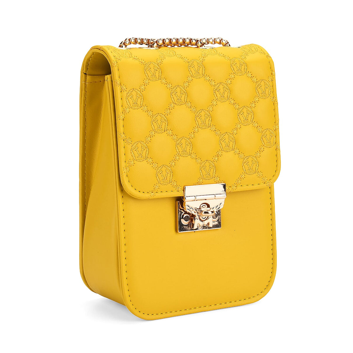 Elegant Monogram Quilted Phone Bag with Matching Clutch Card Holder 8085837 4
