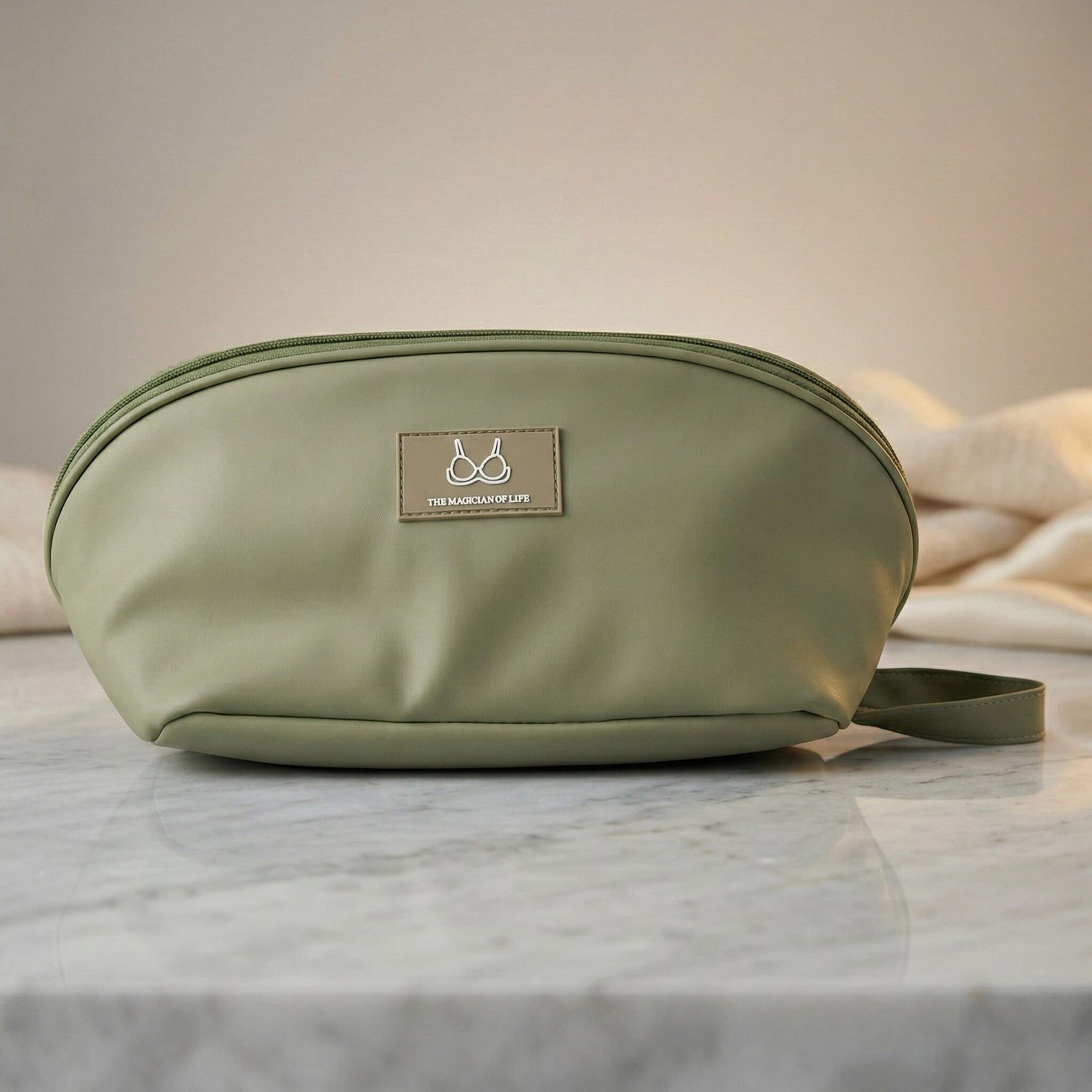 Lingerie Organiser &amp; Vanity Storage Bag - Light Green V32374425 2