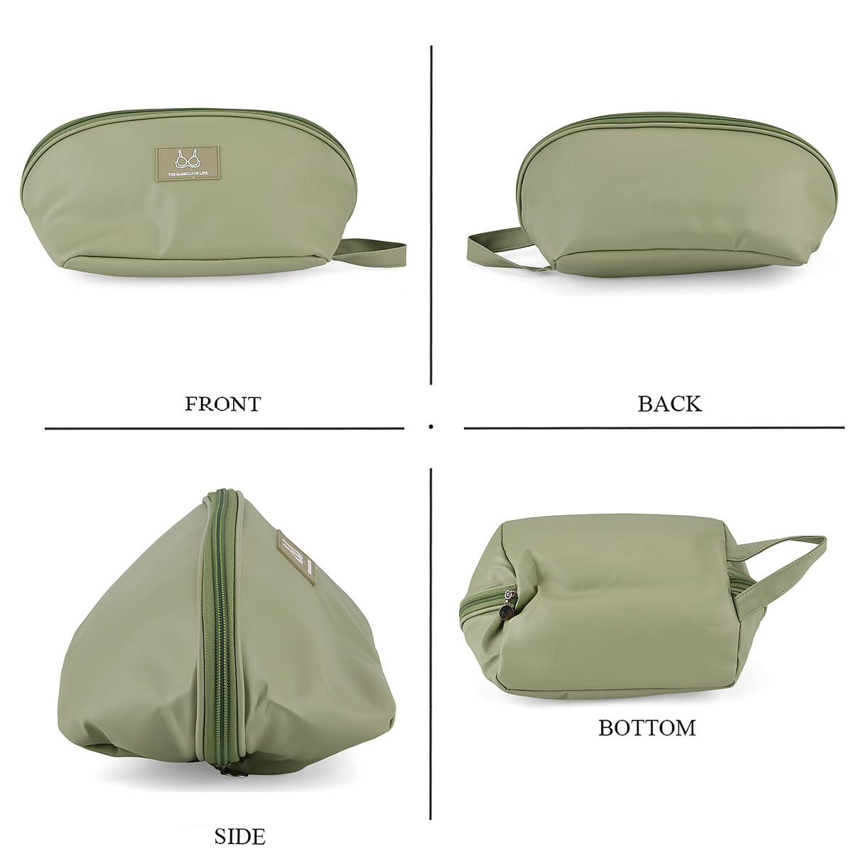 Lingerie Organiser &amp; Vanity Storage Bag - Light Green V32374425 3