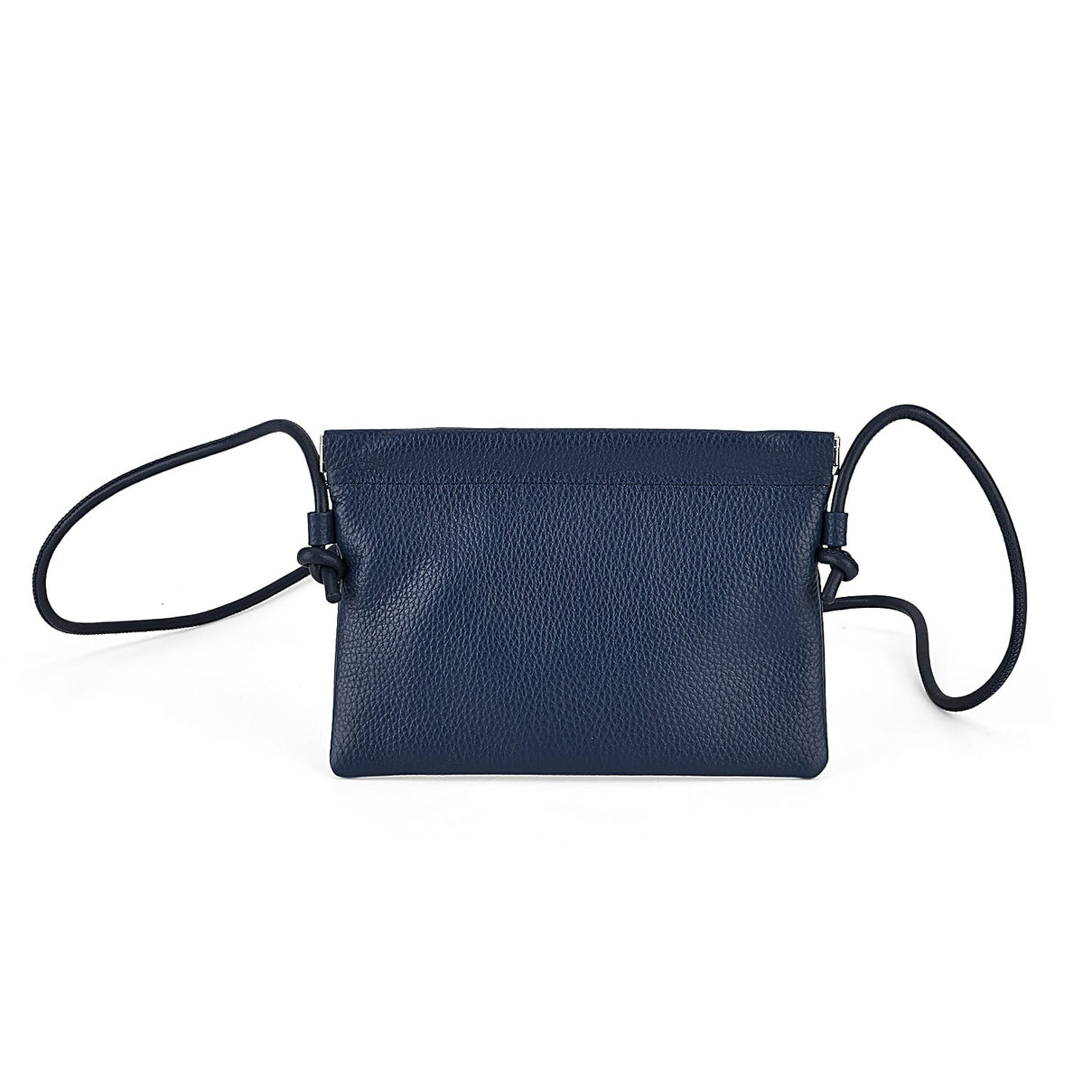 Genuine Leather Slim Crossbody Bag - Blue 8413805 0