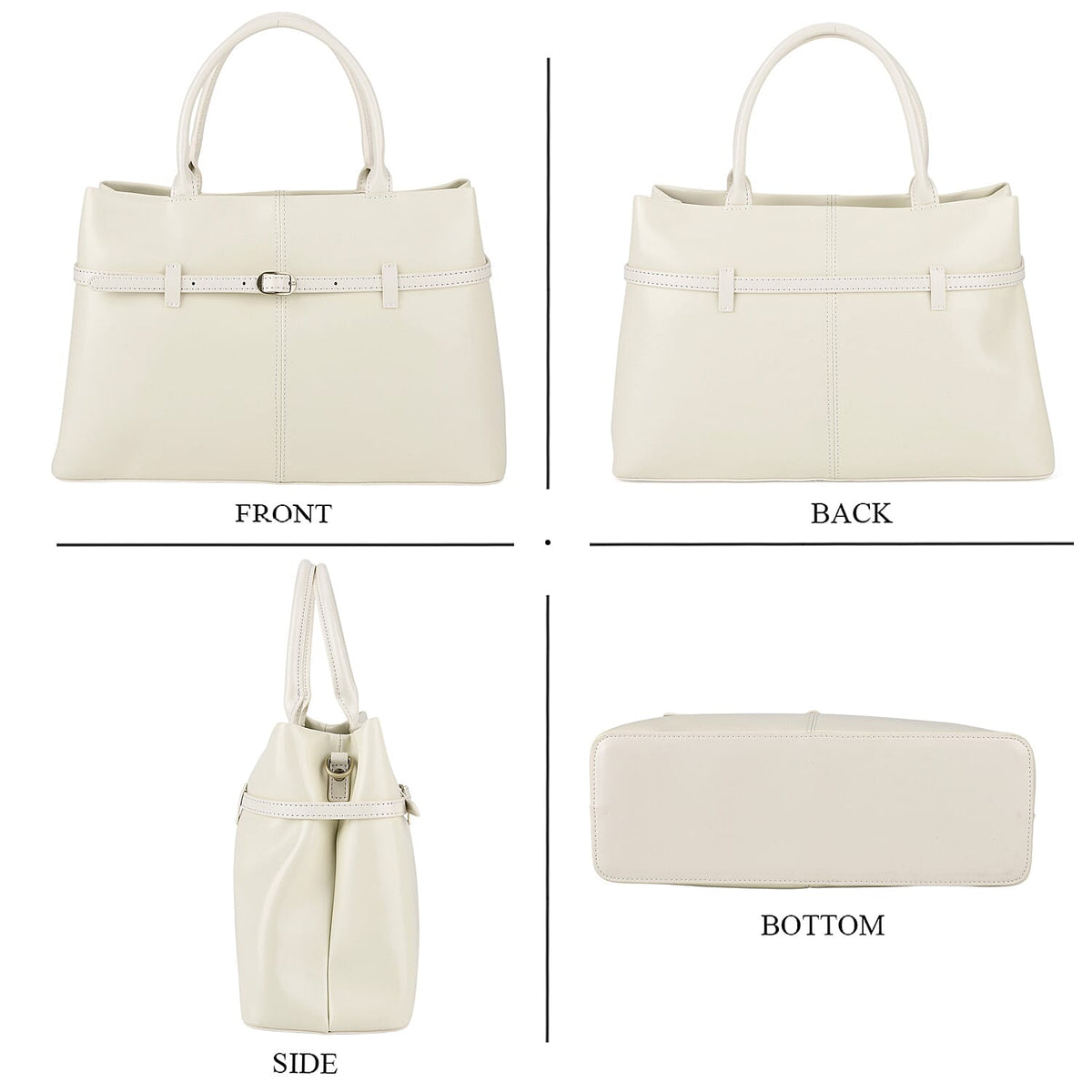 Designer Inspired- 100% Genuine Leather Tote Bag V32513847 5
