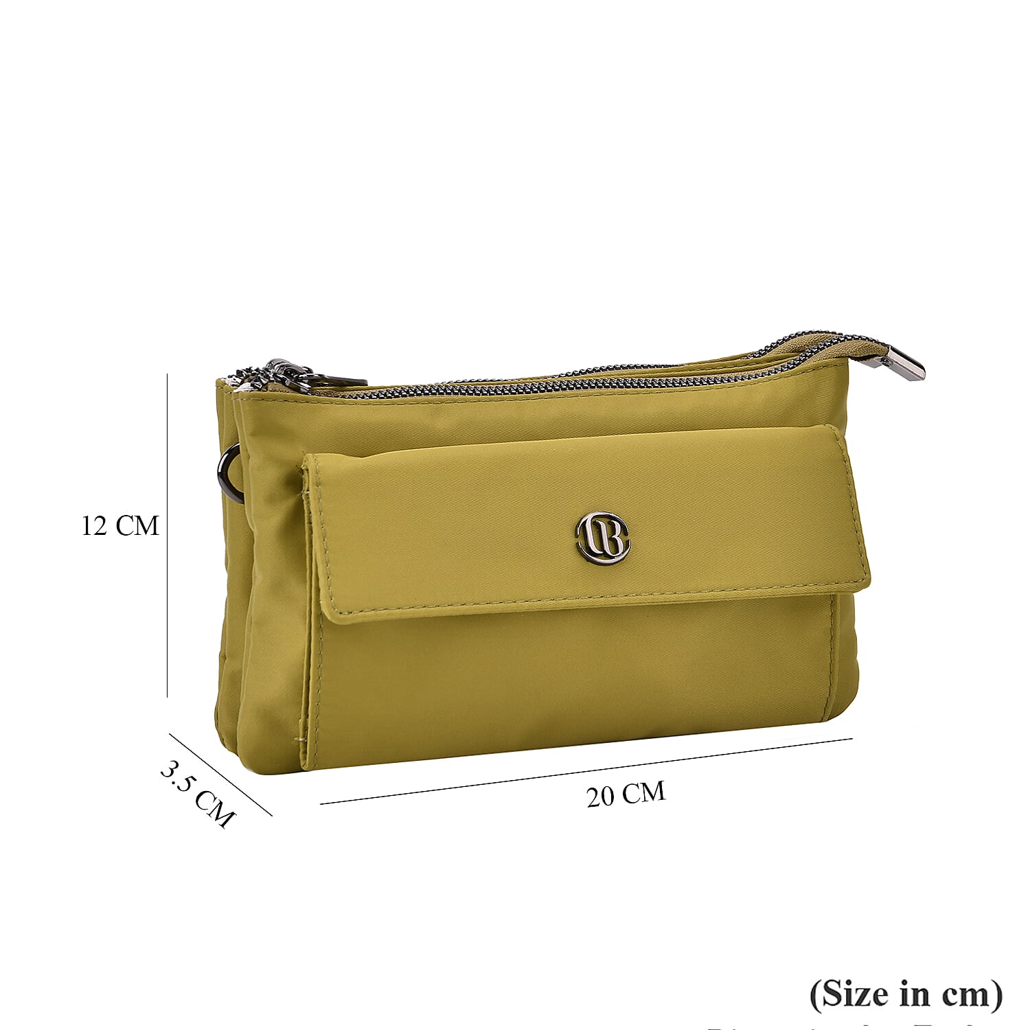 Versatile Water Proof Sling Crossbody Bag with Adjustable Strap - Olive 8036950 8