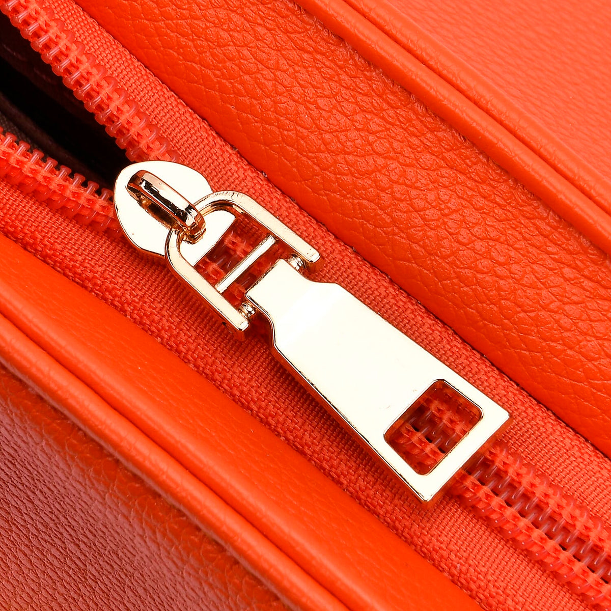 Elegant Flap Crossbody Bag with Adjustable Strap - Orange 8036410 7