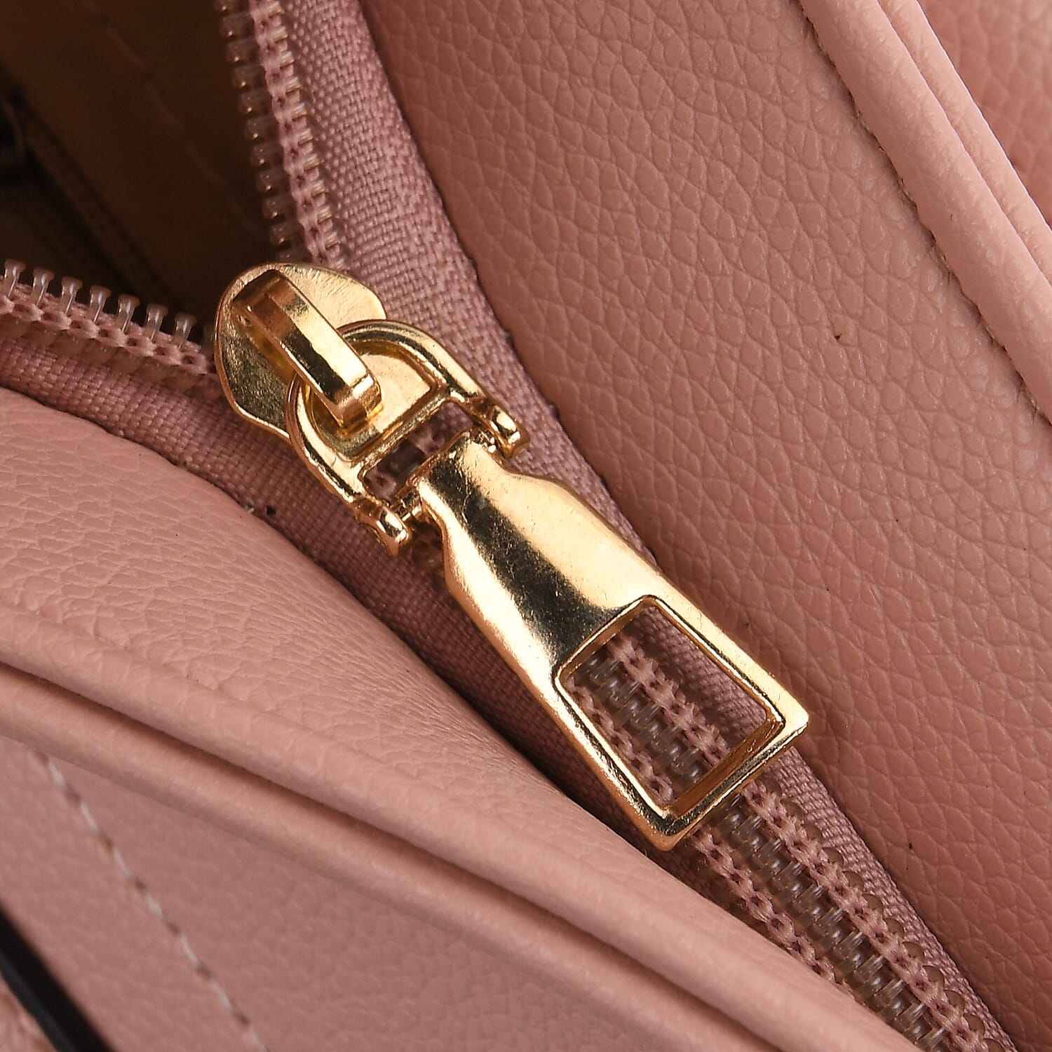 Satchel Handbag with Detachable Shoulder Strap - Pink 8025195 6
