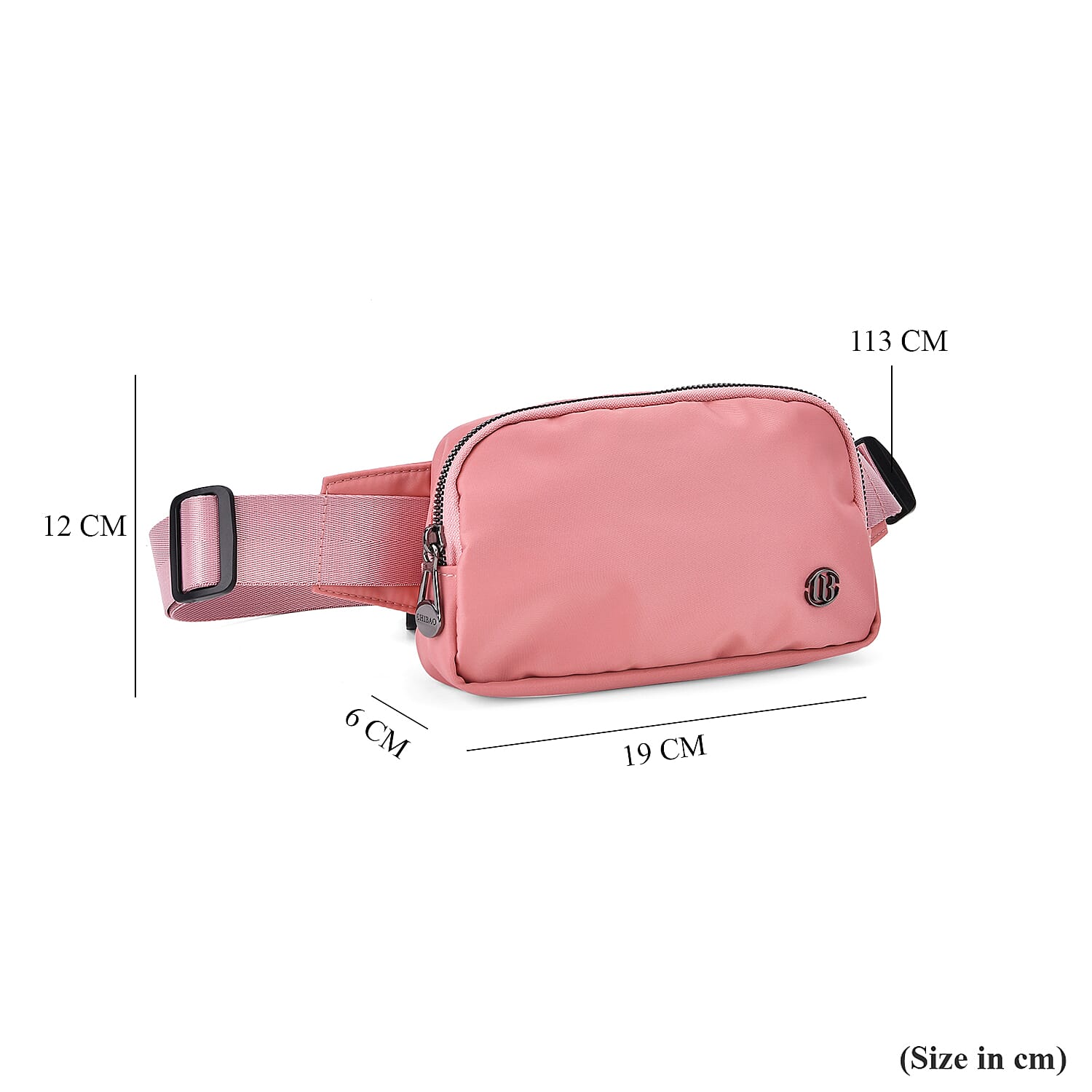 Versatile Waist Bag with Adjustable Strap - Pink 8036973 7