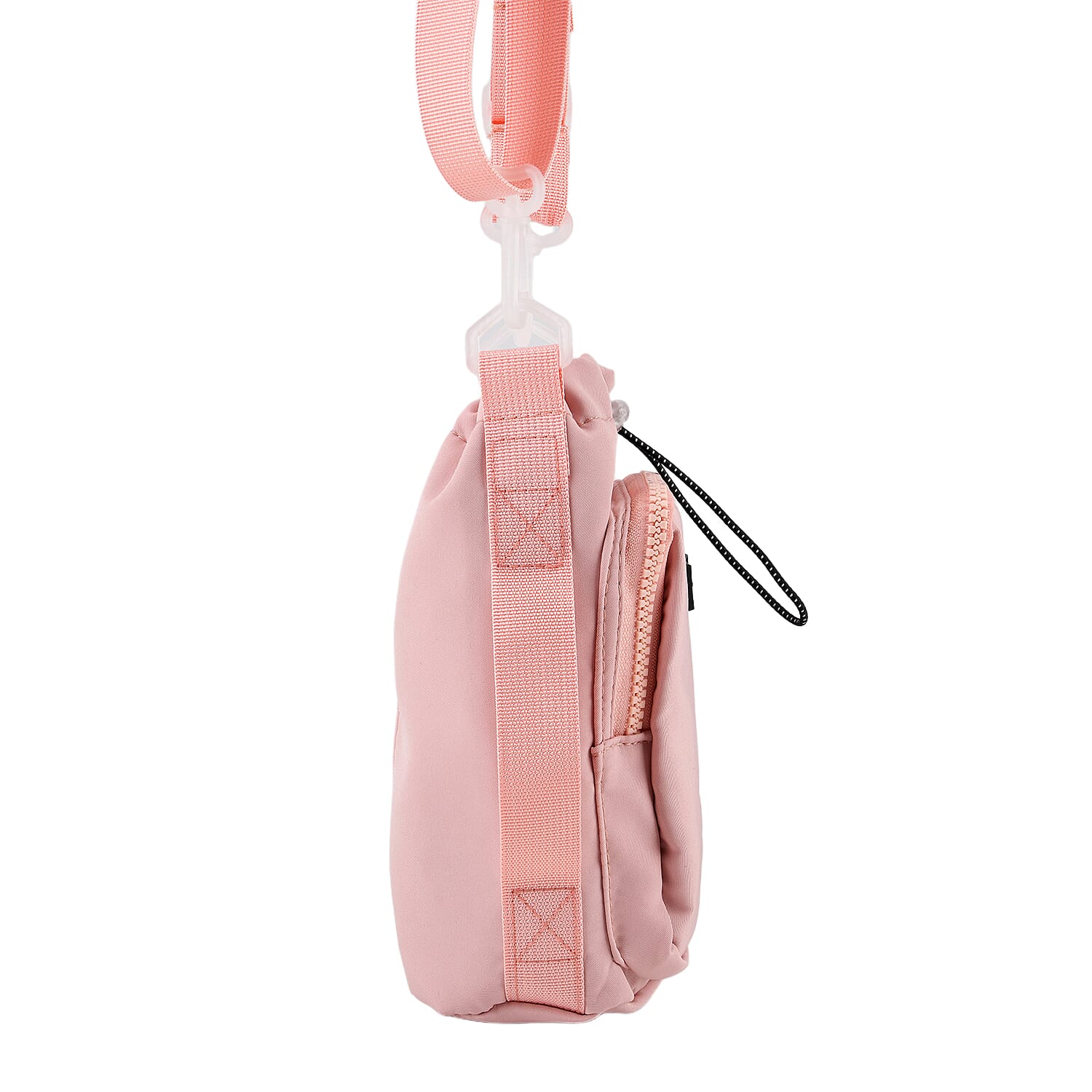 Insulated Style Coffee/Water Bottle Carrier with Wide Crossbody Strap - Pink 8430883 6
