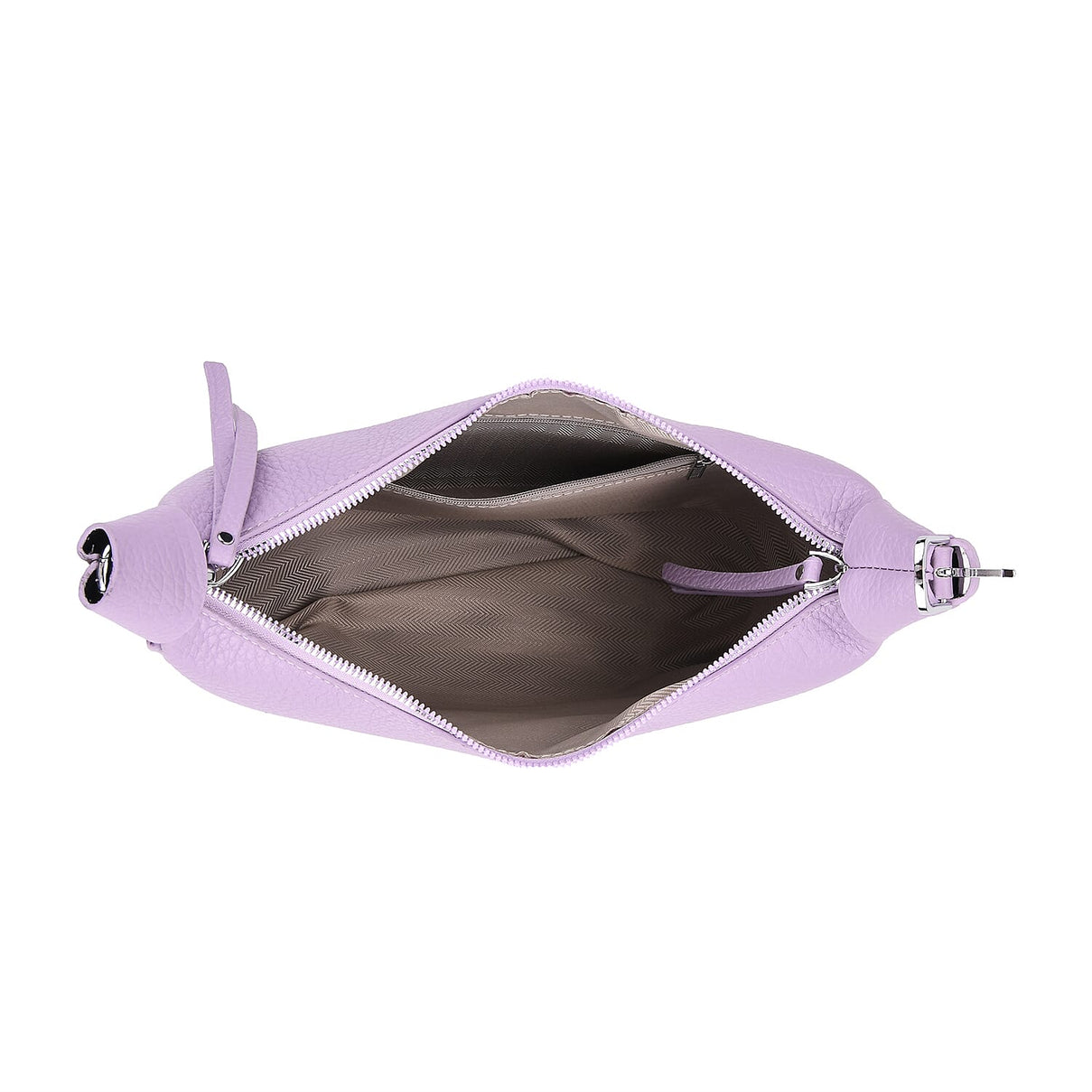Casual Crescent Shoulder Bag - Purple V32513200 7
