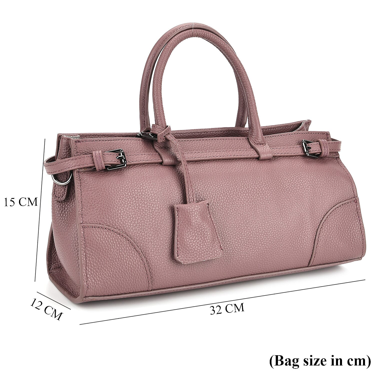 The Most Sumptuous Bag 100% Genuine Leather - Purple V32530657 8
