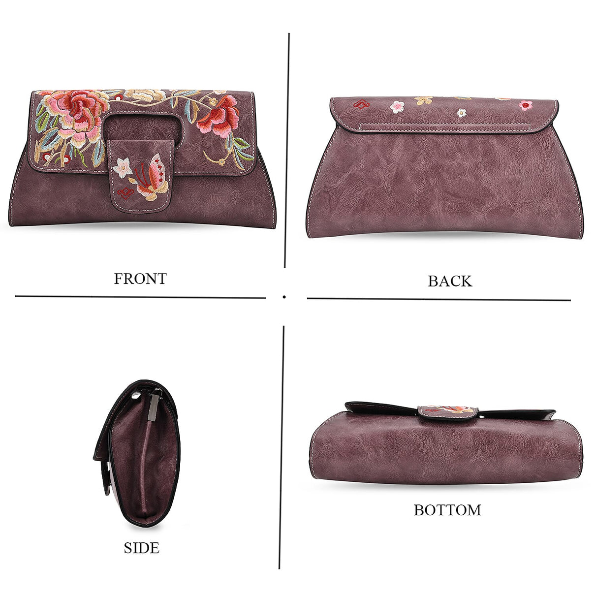 Floral Embroidered Crossbody Bag 8420425 5