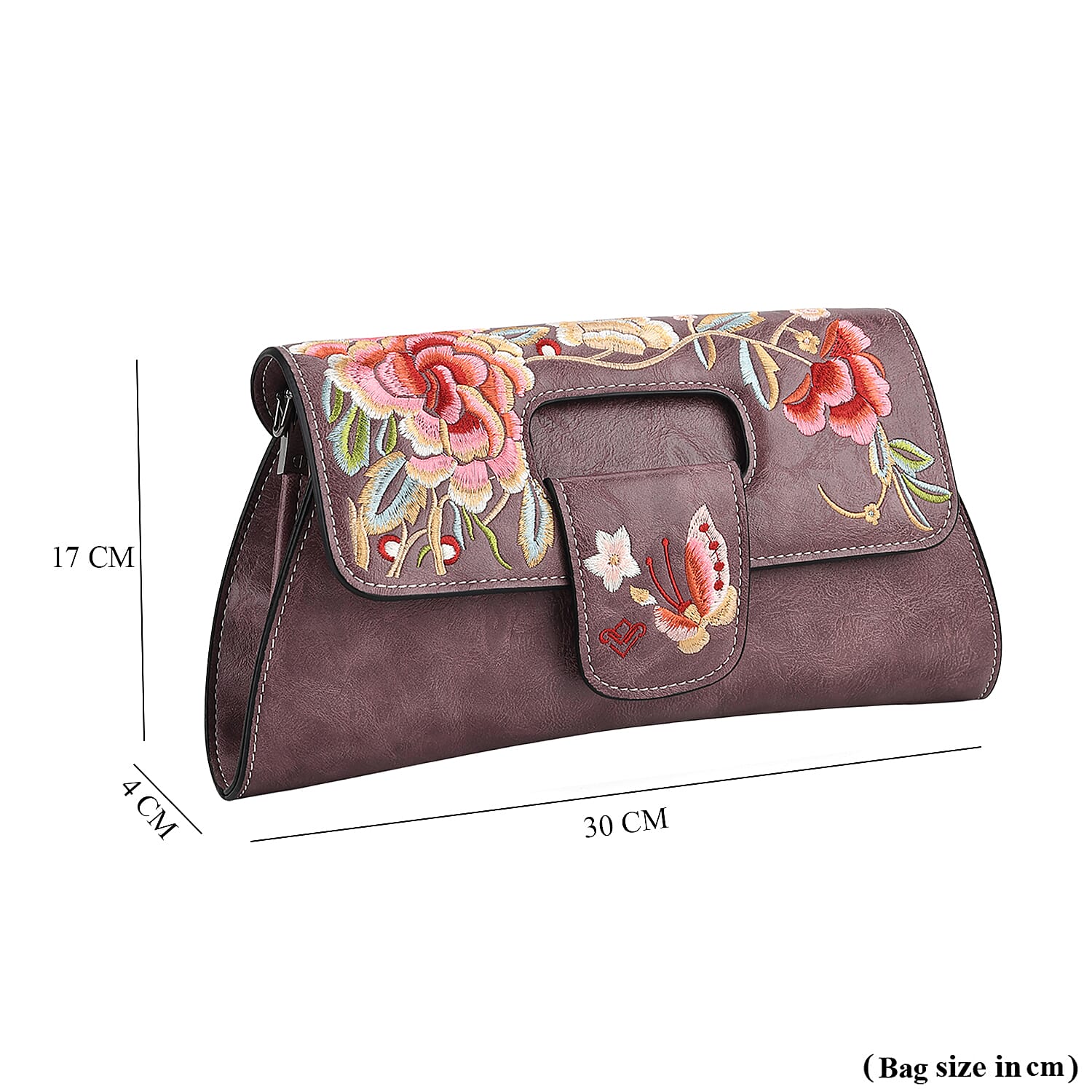 Floral Embroidered Crossbody Bag 8420425 7