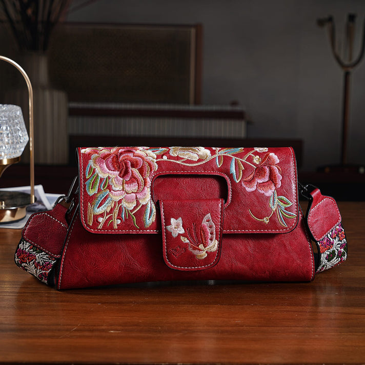 Floral Embroidered Crossbody Bag 8420425 2