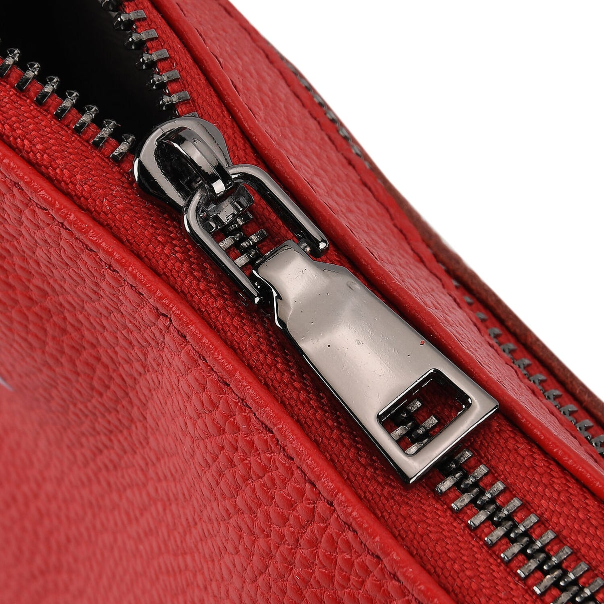 Genuine Leather Crossbody Bag - Red V32492016 7