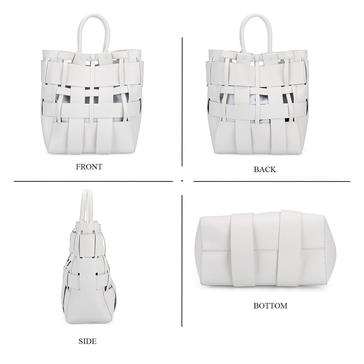 Crossbody Bag (Size - One Size) - White &amp; Gold V32644619 5
