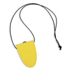 Genuine Leather Magnetic Sunglass Holder Strap - Yellow